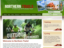 Tablet Screenshot of northerntrails.com